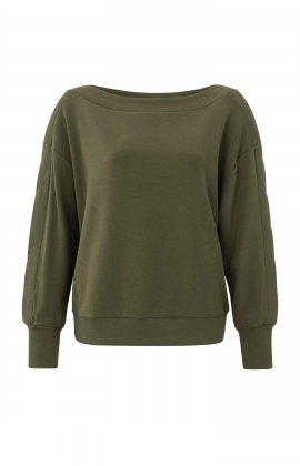 Groene dames sweatshirt YAYA - 01-109045-309